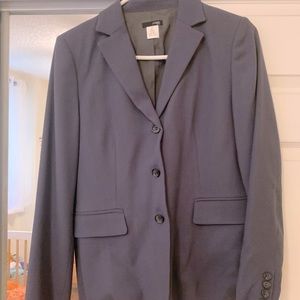 J. Crew Slate Blue Wool Blazer - 10 Petite
